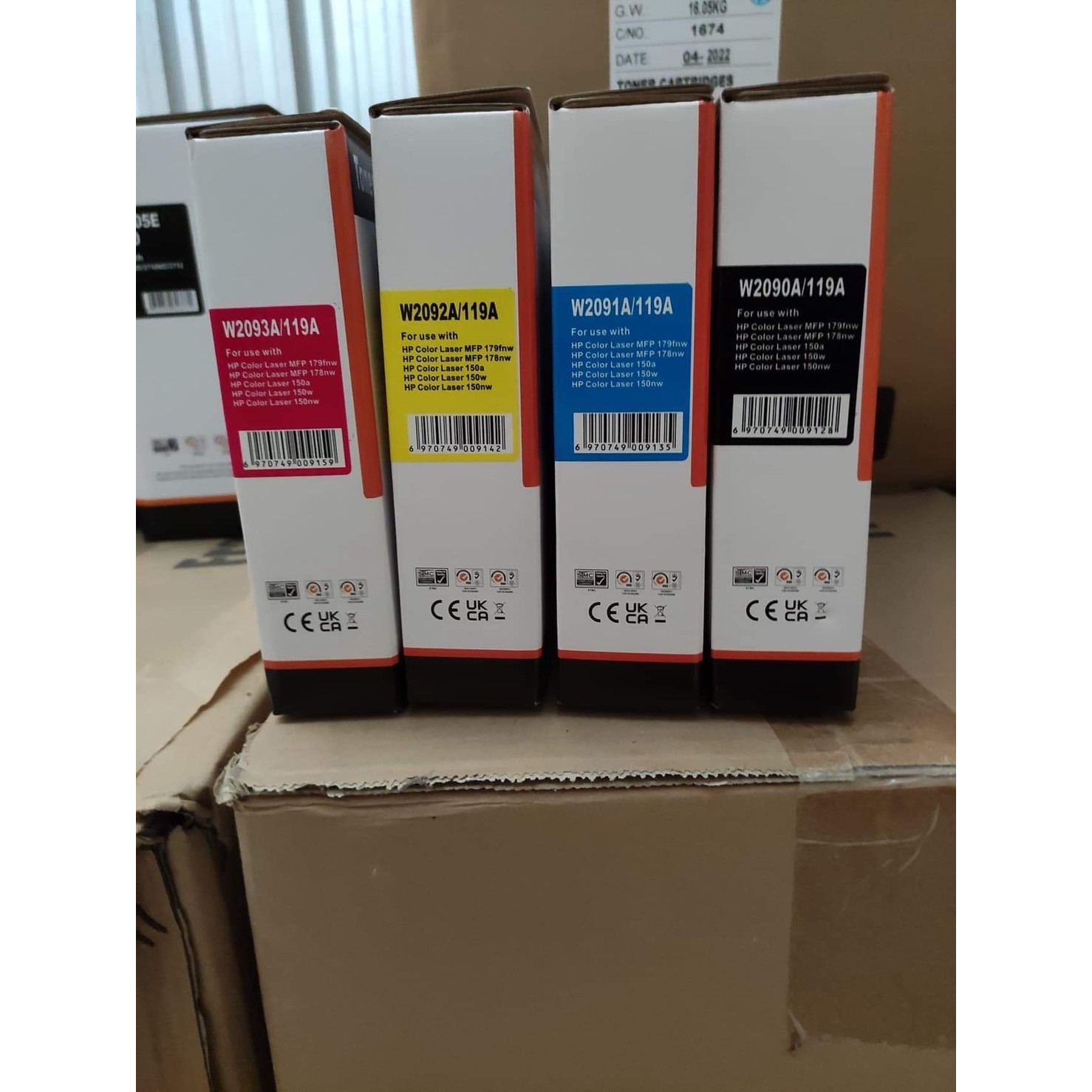 Toner หมึกเทียบเท่า HP 119A(W2093A) For HP Color Laser 150/ MFP 170/ MFP 179