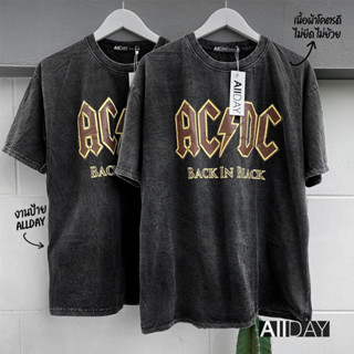 เสื้อวินเทจ ลายAcdc ผ้าฟอกงานพรีเมี่ยม แท้100%✅ใส่ได้ทั้งชายและหญิง