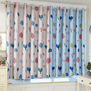 1 Panel 1000% Blackout Curtains Thermal Insulated with Grommet Curtains for Bedroom 1.0*2M