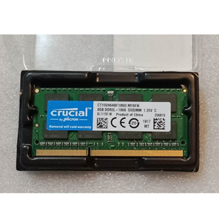 Crucial Laptop DDR3 SO-DIMM RAM 1.35V /1.5V 204pin  4GB 8GB DDR3 1333/1866 MT/s- (PC3-14900) port memory RAM For Laptop