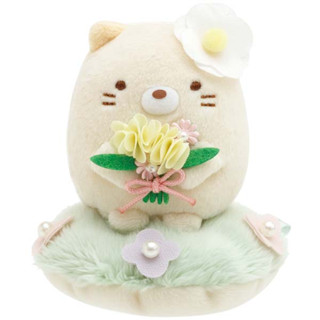 ตุ๊กตา Sumikko Gurashi - Zassou in the Fairy Flower Garden แบบแมว Neko ขนาด 8 x 8 x 8 ซม.