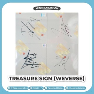 treasure sign weverse