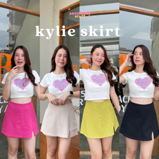 seoulday_stuff◆(KLS001) Kylie Skirt กระโปรงกางเกง ผ่าหน้า น่ารักมาก ที่กำลังฮิตมาก ผ้าเปเป้ ใส่สบายและไม่โป๊แน่นอนค่า