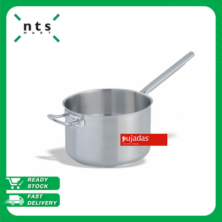 PUJADAS DEEP SAUCE PAN 32 CM หม้อสแตนเลสทรงสูง มีหูจับ ขนาด 32 ซม. รุ่น PUJ1-202.032