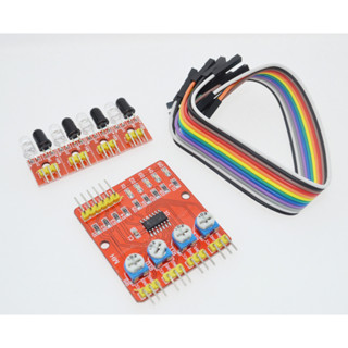 FOUR WAY 4 CHANNEL INFRARED DETECTOR TRACING TRANSMISSION LINE OBSTACLE AVOIDANCE SENSOR MODULE