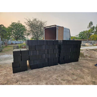 LittleTree แผ่นปูพื้นฟาร์ม รุ่นเดิม แข็งแรงพิเศษ 30x100x3.4 ซม. แผ่นสแลทปูพื้นสวน กรงสัตว์ ฟาร์มสุกร มี 4 สี