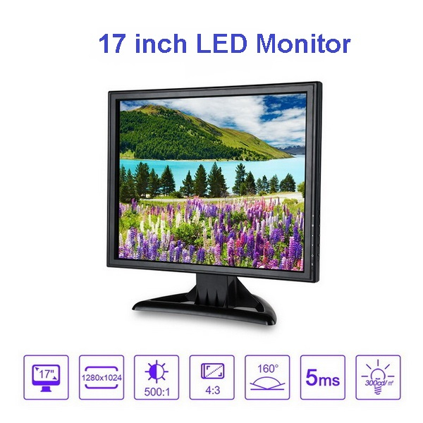 จอ Monitor 17 นิ้ว ยี่ห้อ EYOYO ( 4:3 ) VGA AV HD BNC และ Port USB  รับประกัน 1 ปี