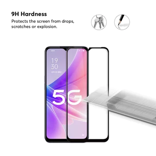 ฟิล์มกระจก 5D เต็มจอ OPPO A15 A15s A16 A16K A52 A72 A93 A94 A95 Reno3Pro Reno4 Reno5 Reno6 Reno6z Reno7 Reno7z Reno7Pro