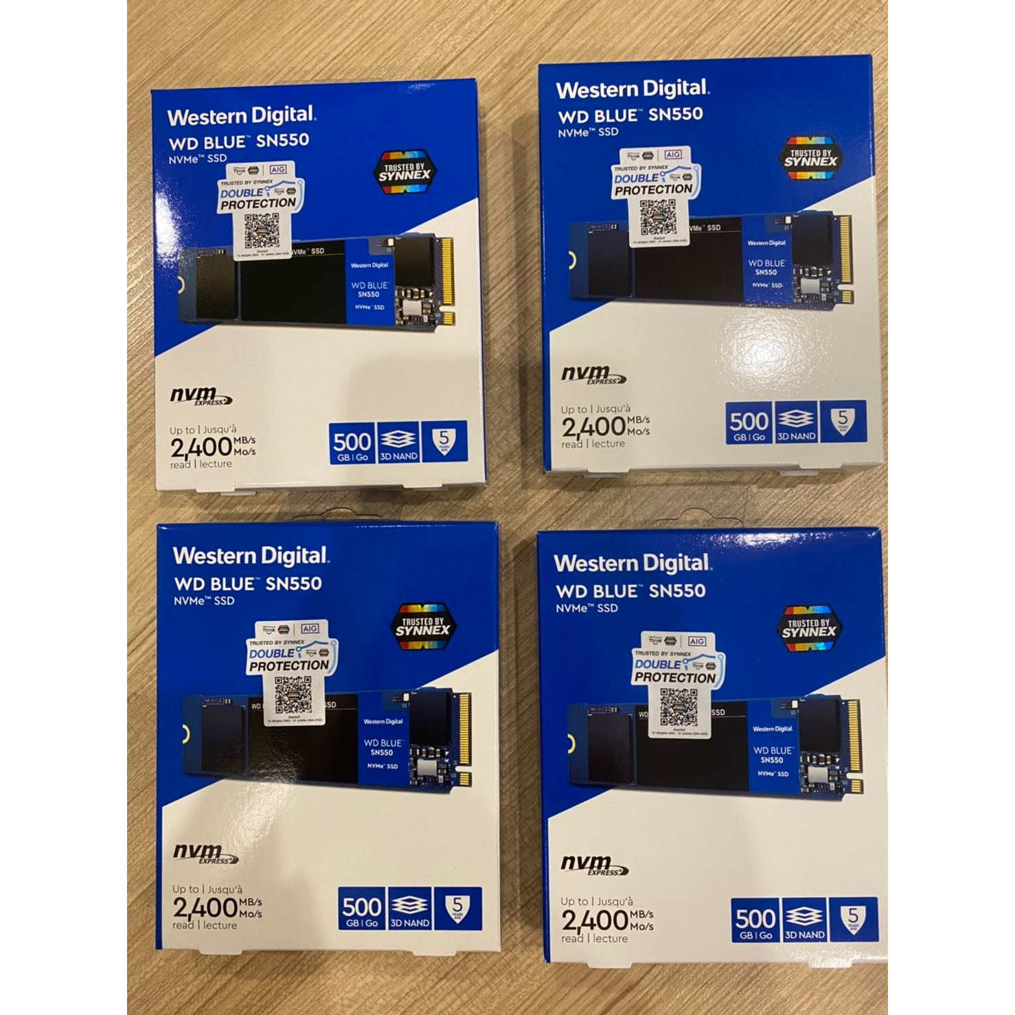 500GB SSD (เอสเอสดี) WD BLUE SN550 PCIe NVMe M.2 2280 (WDS500G2B0C) มีของพร้อมส่ง