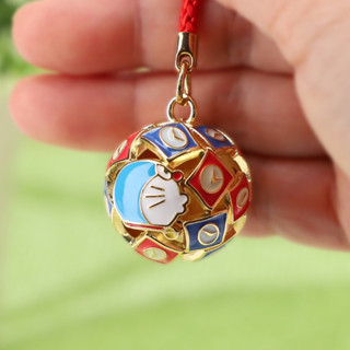 พร้อมส่ง🗼 JAPAN Doraemon Netsuke Bell Time Furoshiki