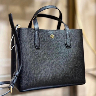 พร้อมส่ง Tory Burch  85985 Blake Small Tote หนังวัวแท้ หนังนิ่มทั้งใบ น้ำหนักเบา