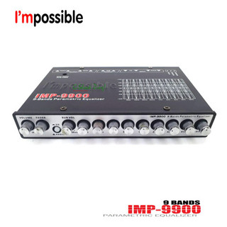 impossible ปรีแอมป์ 9 แบน แยกซับอิสระ การปรับละเอียด เสียงเนียนกว่า impossible รุ่น imp-9900