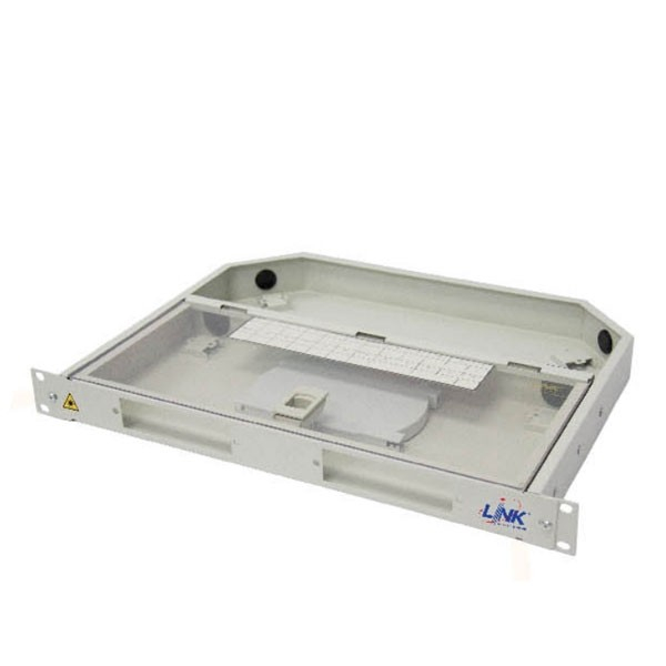 AKIRA TECH Link UF-2012A Fiber Optic Distribution Unit (FDU) 6-24F (2 Snap-In) Rack Mount Drawer (1U
