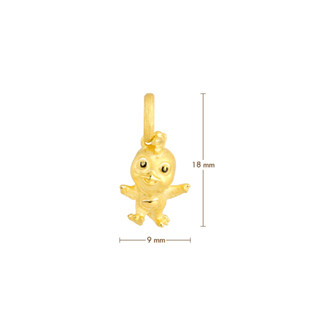 PRIMA จี้ทองคำ 99.9% รูปปีระกา Zodiac Charms Collection NG1P1933-01