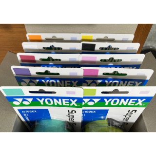 ยางพันด้าม YONEX รุ่น AC102EX - ยกกล่องครบ 10 สี  (แท้ 100%) **ราคาพิเศษสุดๆ**
