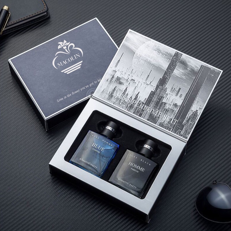 น้ำหอมผู้ชาย เซ็ตคู่ Homme 1 แถม 1 (โฮมมี่ แพ็กเก็จใหม่) ติดทน 6-8 ชม สปอร์ตเข้ม สุขุม สมาร์ท มีเสเน่ห์