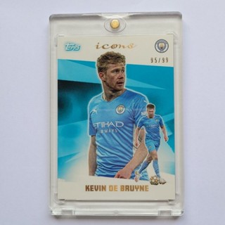 การ์ด  Kevin De Bruyne เควิน เดอบรอยน์ ใบรัน /99 (Blue in Blue)