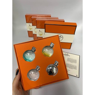 HERMES SET 4IN1 4X5ML EAU DES MERVEILLES COLLECTION SET ▪️ 5ml x4 ▪️ INBOX  ▪️ ส่งฟรี