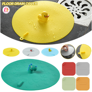 แผ่นซิลิโคนปิดท่อระบายน้ำ ดับกลิ่น ลายการ์ตูน อุปกรณ์เสริม ส…