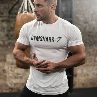เสื้อแขนสั้น GYMSHARK #5 / เสื้อแขนสั้นผ้าคอตตอน เสื้อออกกำลังกาย ผ้านิ่มใส่สบายไม่คันเวลาเหงื่อออก