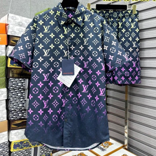 ชุดเซท Louis Vuitton  🏷️ เสื้อเชิ้ต + กางเกงขาสั้น Hiend 1:1 พร้อมส่ง