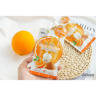 นามิ แอม เฟรช วิตามิน ซี - โยเกิร์ต ชูการ์ สครับ Nami Im Fresh Vitamin C - Yogurt Sugar Scrub 30 กรัม