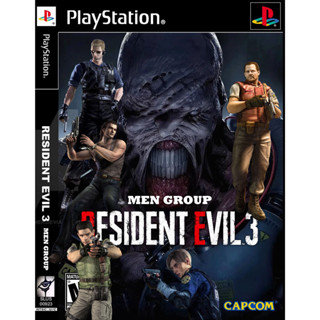 Play Station 1 - Resident Evil 3 : Men Group. // งาน Mod Fanmade ไม่มีวางขายตามปกติทั่วไป