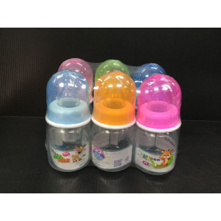 ATTOON ขวดนม ทรงกลม ฝากลม 2 Oz รุ่น Smile 1 ชิ้น (8858740516686)