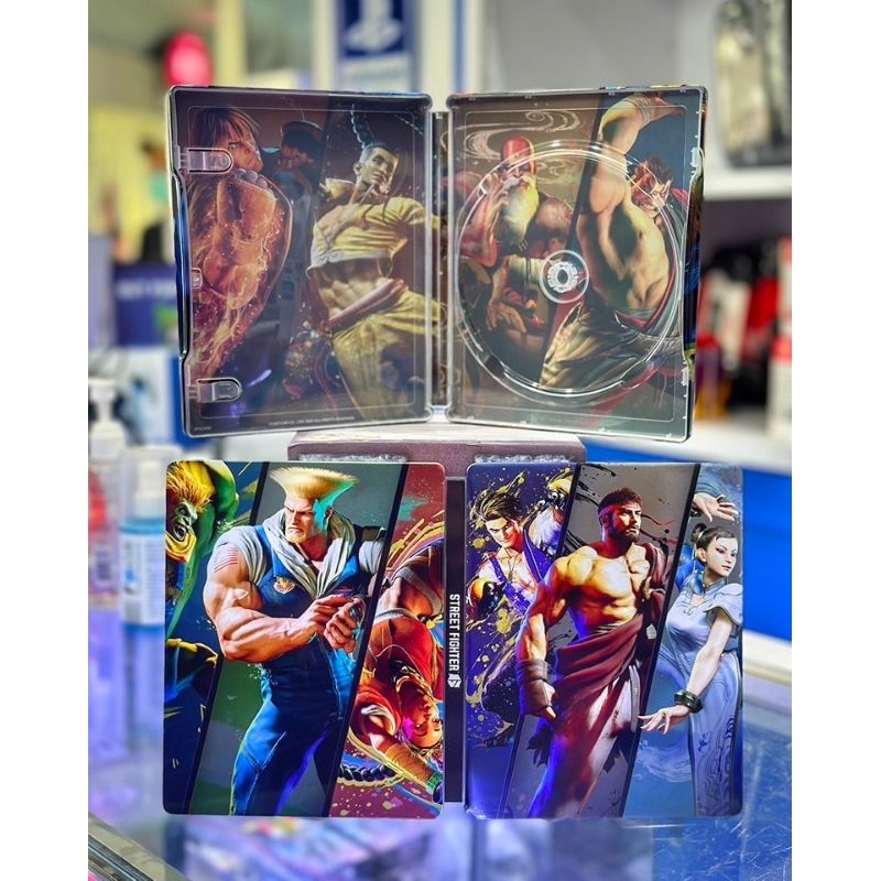 Capcom : กล่องเหล็ก Exclusive เกม Street Fighter 6 Official SteelBook