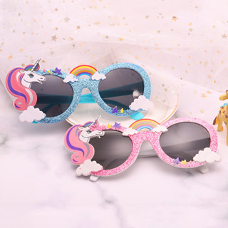 แว่นกันแดดแฟนซี ยูนิคอร์น แว่นยูนิคอร์น แว่น แว่นตา แว่นแฟนซี พรอพยูนิคอร์น Unicorn Sunglasses / Fancy Glasses