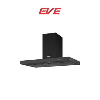 EVE เครื่องดูดควันติดผนังสีดำ ทรงกระโจมทีเชฟ รุ่น  HC-SHADOW-90 PL