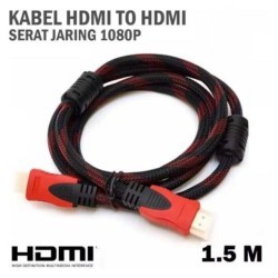 สาย TV HDMI 1.5 เมตร สายถักรุ่น HDMI 1.5M CABLE 3D FULL HD 1080P