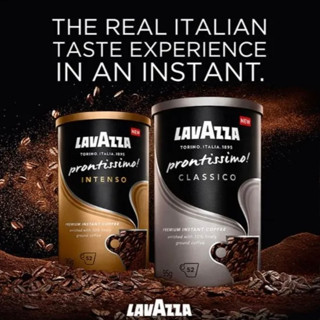 Lavazza Prontissimo! Intenso Instant Coffee Intenso Taste 95g / Classico Taste 95g กาแฟดำ กาแฟอาราบิก้า กาแฟ โร บัสต้า