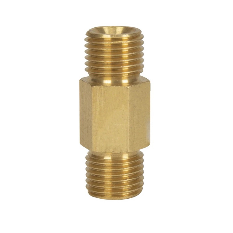 ข้อต่อ เกลียวนอกสองฝั่ง เครื่องฉีดน้ำแรงดันสูง เกลียว G1/4 +  G1/4  ( QA003 ) - รูปที่ 2