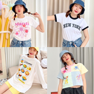 🧸พร้อมส่ง เสื้อcropคอปกน่ารักๆทรงoversize ป้ายNothing house จั้มเอวน่ารัก 💐🍒