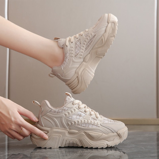 Mavis รุ่นใหม่ล่าสุด รองเท้าผ้าใบ เสริมส้นสูง สไตล์เกาหลี NO…