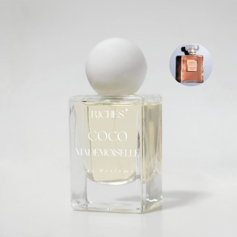 น้ำหอมริชเชสส์ RICHES de Perfume ติดทนยาวนานเกิน12-24ชม.!กลิ่น Coco Mademoiselle คู่เหมือน​ เหมือนเป๊ะ ไม่เพี้ยน ไม่โป๊ะ