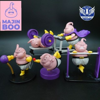 โมเดล Majin Boo เวอร์ชั่นลดน้ำหนัก น่ารักมากๆ แยกขายราคาถูก ขนาดประมาณ 9-11 Cm ซื้อครบชุดถูกกว่า บูอ้วน จาก ดราก้อนบอล