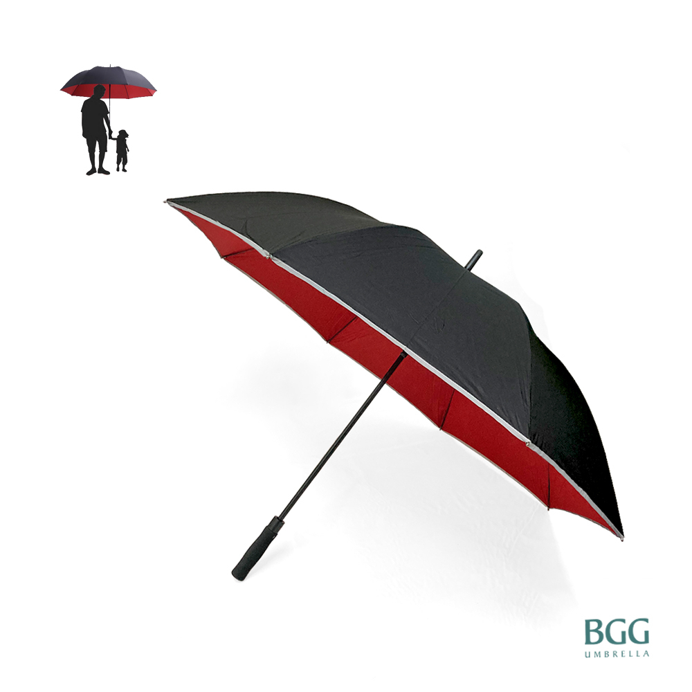 BGG 30’’ Big Size Auto Open ผ้าร่ม 2ชั้น UV Golf Umbrella ร่มกอล์ฟ อัตโนมัติเปิด 30นิ้ว กันยูวี >99% ต้านลมแรง (WA1040)