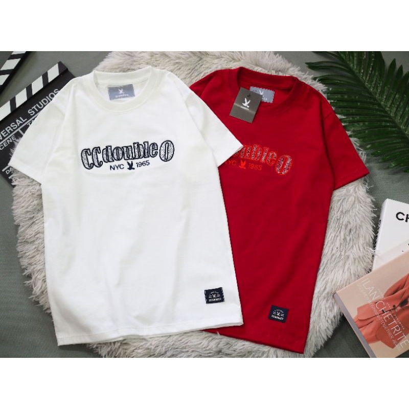 เสื้อCC งานปักลายหน้าอก MLXL ใส่ได้ทั้งชายหญิง