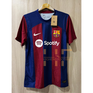 ใหม่ล่าสุด!! เสื้อบอล บาร์ซ่า เหย้า 2023/24 [เกรด Player] กาบี้ เปดรี้ เลวาน