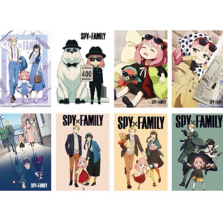 เซ็ต 8 แผ่น โปสเตอร์ poster spy x family anya forger อัตสึมิ ทาเนซากิ