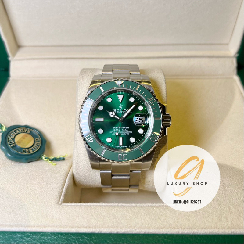 CC R7 1:1 นาฬิกาRL Submariner Hulk 40mm Automatic *สินค้าตรงตามรูป