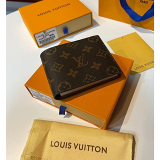 กระเป๋าสตางค์ Louis Vuitton  งานออริเทียบแท้หนังแท้ พร้อมกล่องครบชุด*