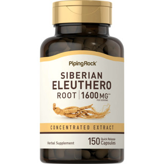 Siberian Eleuthero Root 1,600 mg. (150แคปซูล) โสมไซบีเรีย ระบบทางเดินหายใจ หวัด ไข้หวัดใหญ่