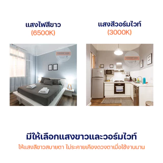 หลอดไฟ LED แสงสีขาว/วอร์มไวท์ ทรงกลม ขั้ว E27 ไฟบ้าน ประหยัดไฟ BULB LS 25W,18W,15W,13W,9W,7W,5W,3W