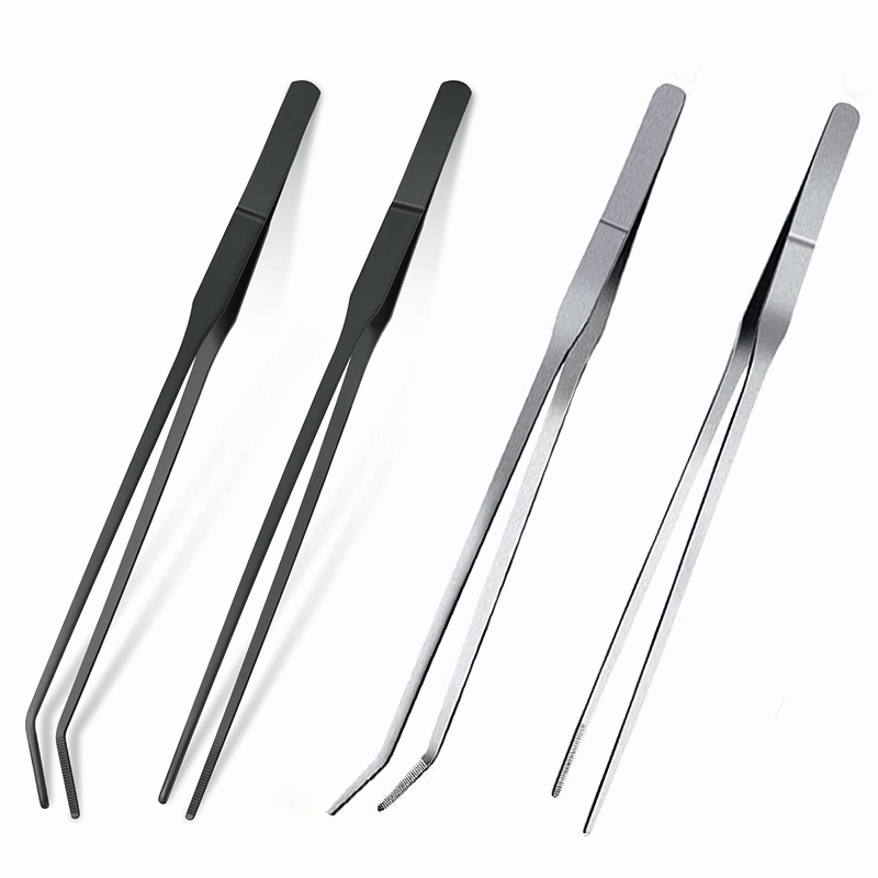 long forceps ฟอร์เซปยว ที่คีบฟอเซปสเเตนเลส ตกแต่งตู้ปลา ตกเเต่งจานอาหาร ให้อาหารสัตว์ ที่คีบเพชร คีม