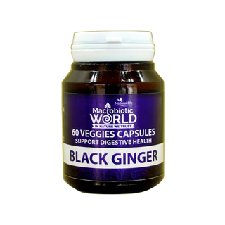 Natural Efe/ Black Ginger 60 Veggies Capsules 500mg / กระชายดำแคปซูล