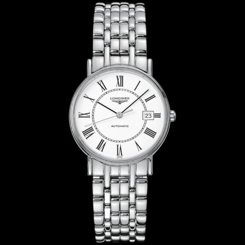 (สินค้าพร้อมส่ง) นาฬิกา​ LONGINES รุ่น​ Presence Automatic 34.5mm Ladies Watch รหัส​ ​L48214116 ของแท้ป้าย​ kingpower