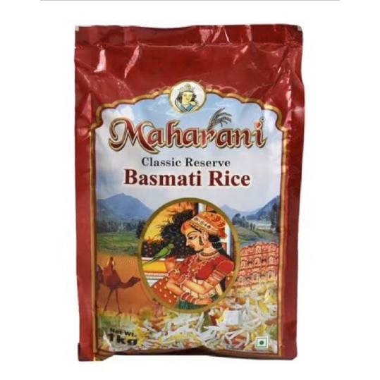 Maharani Basmati Rice 5Kg ข้าวยอดฮิต ของอินเดีย ข้าวบาสมาติ กิโลกรัม - No Preservative and Artificial Colour Airtight!!